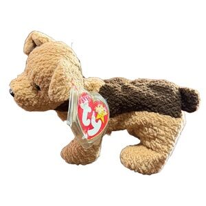Ty Beanie Baby Tuffy the Dog 1996 Plush With Tag Vintage